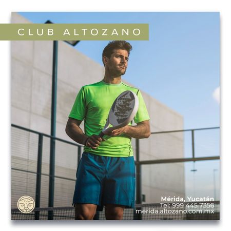 Publicación sobre las clases de tenis en Club Altozano Mérida
