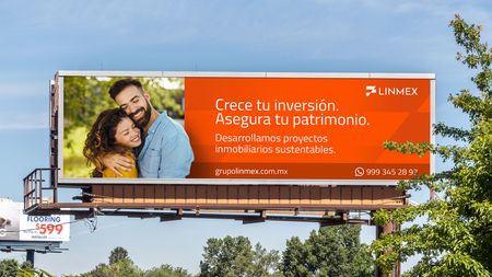 Diseño de espectacular para Linmex