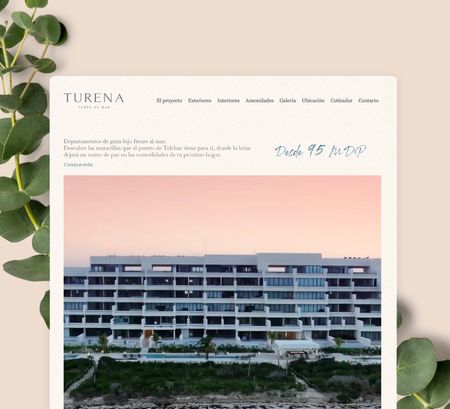 Website Design for Luxury Oceanfront Apartments